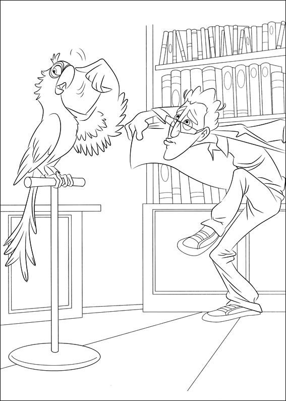 coloriage rio tulio et blu